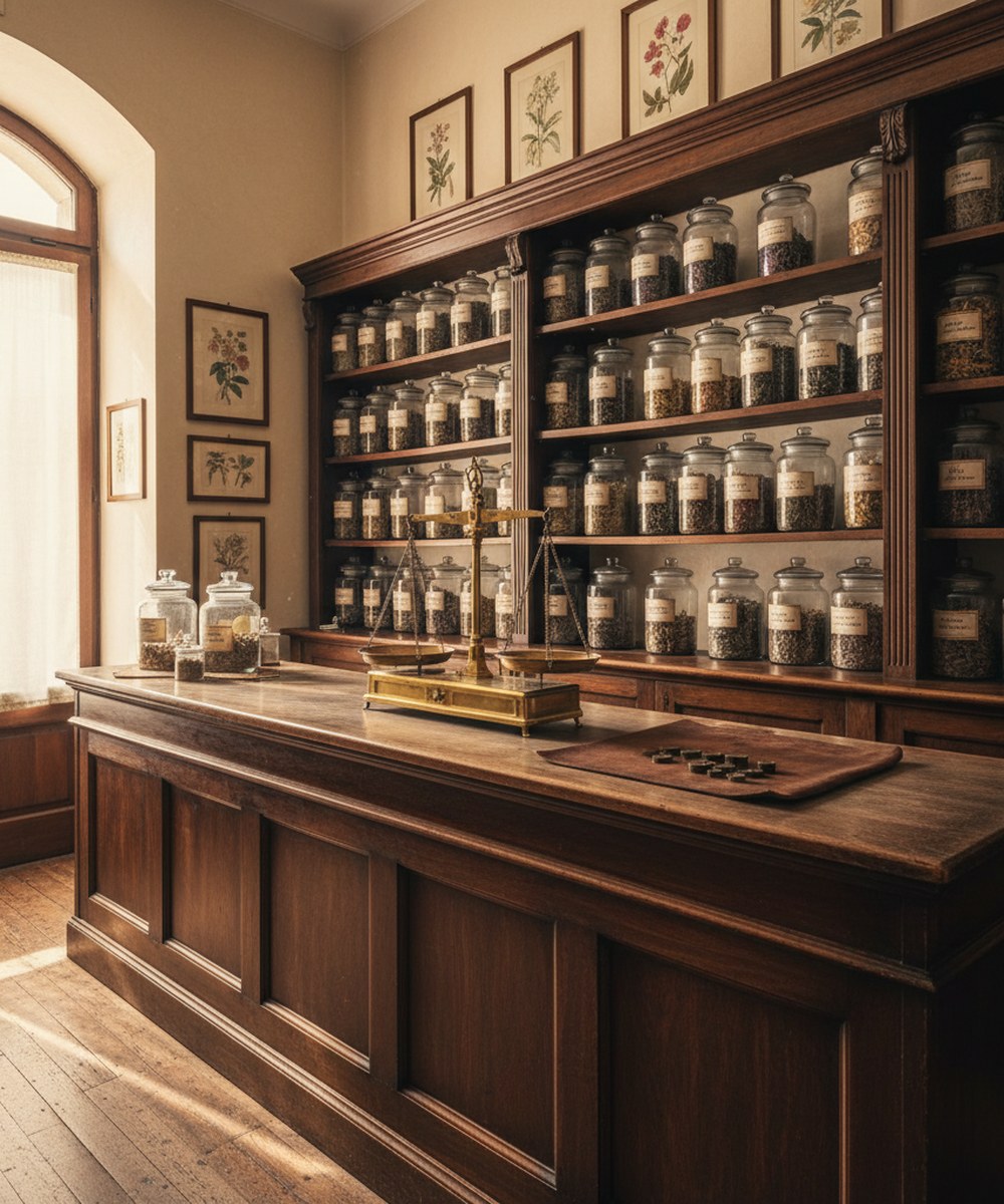 Banco di consulenza dell'Erboristeria Simoncelli, Sora (Frosinone)